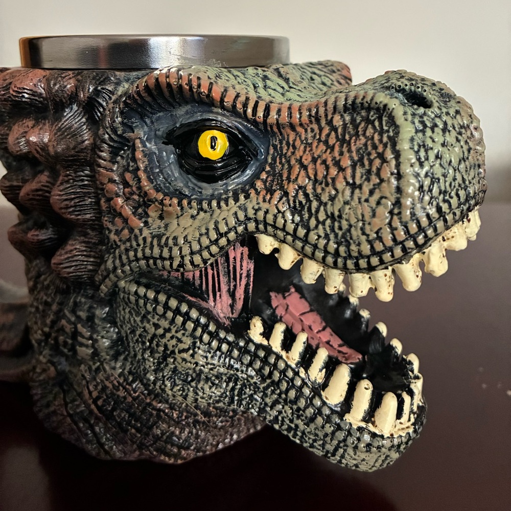 T-REX coffee mug, or beer mug great detail